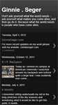 Mobile Screenshot of ginnieseger.blogspot.com