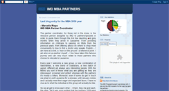 Desktop Screenshot of imdmbapartners2009.blogspot.com