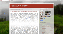 Desktop Screenshot of pedagogiaunesc.blogspot.com