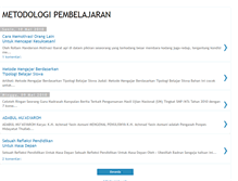 Tablet Screenshot of metodologipembelajaran.blogspot.com