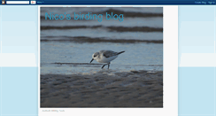 Desktop Screenshot of nicosbirdingblog.blogspot.com