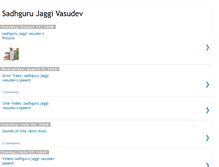 Tablet Screenshot of jaggi-vasudev.blogspot.com