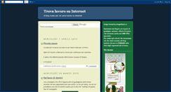 Desktop Screenshot of lavoro-casa-internet.blogspot.com