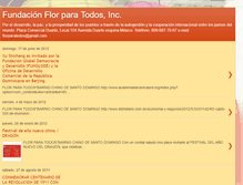 Tablet Screenshot of fundacionflorparatodos.blogspot.com