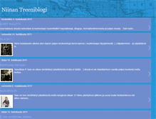 Tablet Screenshot of niinantreeniblogi.blogspot.com