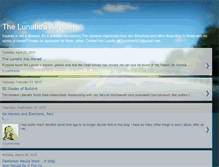 Tablet Screenshot of lunaticsasylum.blogspot.com