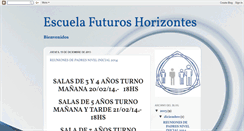 Desktop Screenshot of futuroshorizontes.blogspot.com