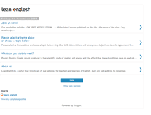 Tablet Screenshot of leanenglesh.blogspot.com