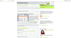 Desktop Screenshot of landlordlaw.blogspot.com