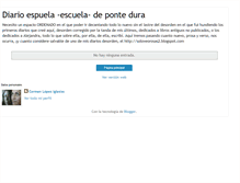 Tablet Screenshot of diarioespuela.blogspot.com