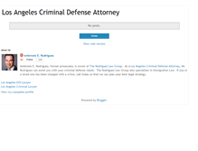 Tablet Screenshot of criminaldefenselosangeles.blogspot.com