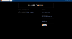 Desktop Screenshot of blondefucking.blogspot.com