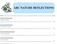 Tablet Screenshot of abcnaturereflections.blogspot.com