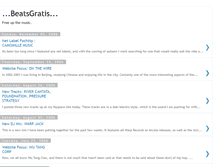 Tablet Screenshot of beatsgratis.blogspot.com