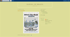 Desktop Screenshot of danielinbrazil.blogspot.com