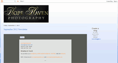 Desktop Screenshot of hopehavenphotography.blogspot.com