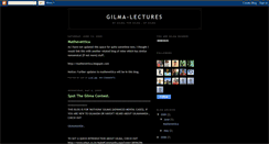 Desktop Screenshot of gilma-lectures.blogspot.com