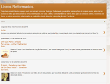 Tablet Screenshot of livrosreformados.blogspot.com