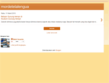 Tablet Screenshot of mordetelalengua.blogspot.com