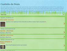 Tablet Screenshot of cantinhosdasonia.blogspot.com