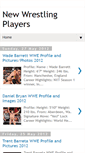 Mobile Screenshot of newwrestlingplayers.blogspot.com