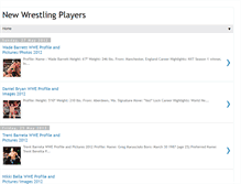 Tablet Screenshot of newwrestlingplayers.blogspot.com