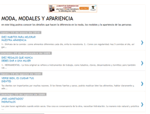 Tablet Screenshot of moda-modales-apariencia.blogspot.com