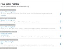 Tablet Screenshot of fourcolorpolitics.blogspot.com