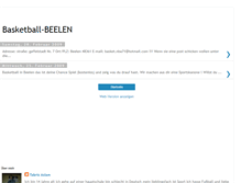 Tablet Screenshot of basketballbeelen.blogspot.com