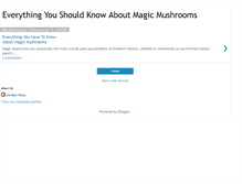 Tablet Screenshot of magic-mushrooms203.blogspot.com