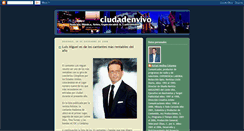 Desktop Screenshot of laciudadenvivo.blogspot.com