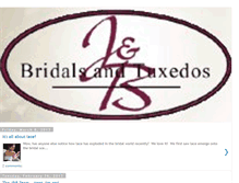 Tablet Screenshot of jbbridals.blogspot.com