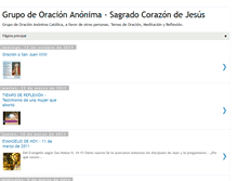 Tablet Screenshot of oracioncatolica.blogspot.com