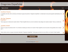 Tablet Screenshot of dragonesespanioles.blogspot.com