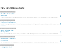 Tablet Screenshot of howtosharpenaknife.blogspot.com