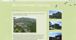 Desktop Screenshot of crosswindtagaytay.blogspot.com