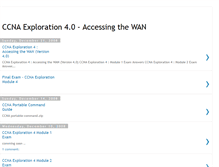 Tablet Screenshot of cisco-ccna-exploration4.blogspot.com