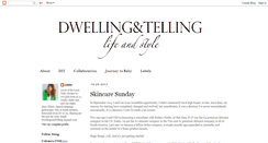 Desktop Screenshot of dwellingandtelling.blogspot.com