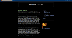 Desktop Screenshot of melissalancaster.blogspot.com