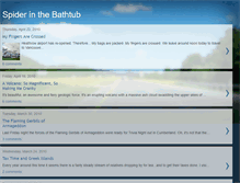Tablet Screenshot of bathtubspider.blogspot.com