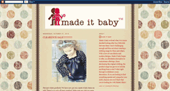 Desktop Screenshot of madeitbaby.blogspot.com