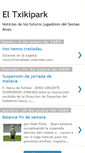 Mobile Screenshot of eltxikipark.blogspot.com