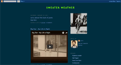 Desktop Screenshot of killyoursweater.blogspot.com