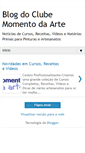 Mobile Screenshot of momentodaarte-novidades.blogspot.com