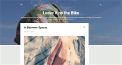 Desktop Screenshot of leaveitonthebike.blogspot.com