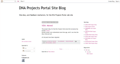 Desktop Screenshot of dnaprojectsportal.blogspot.com