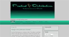 Desktop Screenshot of practicaldistributism.blogspot.com