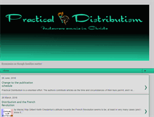 Tablet Screenshot of practicaldistributism.blogspot.com