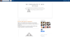 Desktop Screenshot of miembarazodulce.blogspot.com