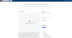 Desktop Screenshot of fitnessprototype.blogspot.com